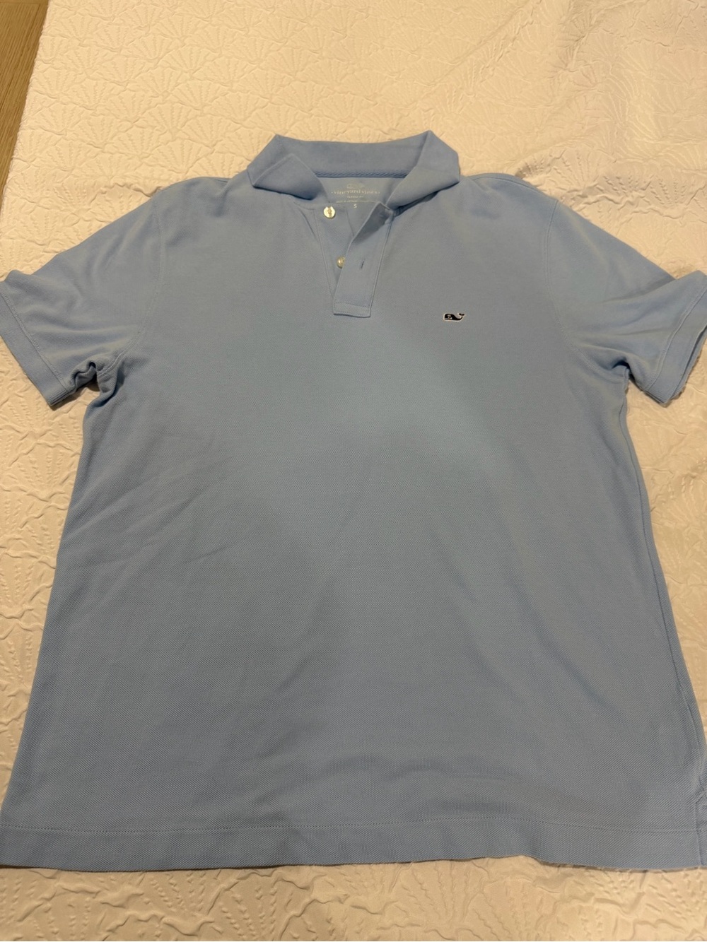 Vineyard Vines Men’s Polo in Light Blue